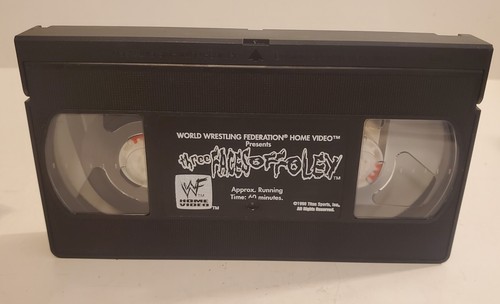 WWF - VHS Tape Three Faces of Foley (VHS, 1998) pre owned - Picture 7 of 9