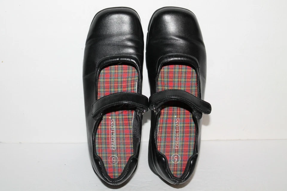 Mocasines/zapatos informales Predictions MJ, negros, de cuero, para mujer talla 5 de EE. UU. Foto 3 de 4