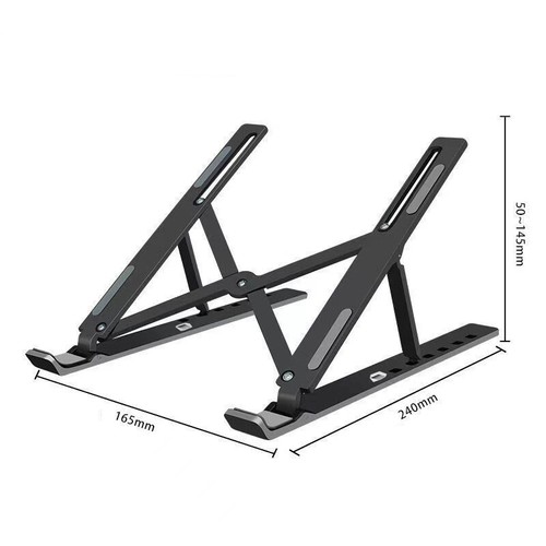 8 Gear Adjustable Foldable Laptop Stand Holder Portable Notebook Support Base - Afbeelding 3 van 15