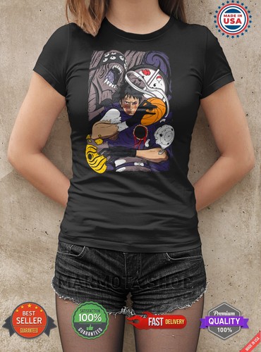 Obito Uchiha T-Shirt Naruto Shippuden Itachi Akatsuki Anime Unisex Tee Shirt - Picture 3 of 18