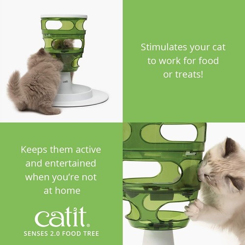 Catit Senses 2.0 Food Tree Interactive Cat Feeding Game/Puzzle - Picture 3 of 6
