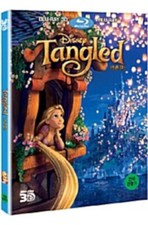 [USED] Tangled BLU-RAY 2D & 3D Combo w/ Slipcover