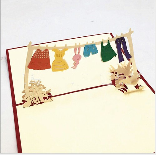 3D Pop up Greeting Happy Birthday Cards Anniversary Wedding Card Postcard Gift - Picture 4 of 38