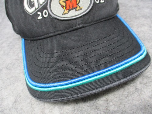 VTG Maryland Terrapins Hat Cap Strap Back Black NCAA Basketball 2002 Champions ' - Picture 10 of 15