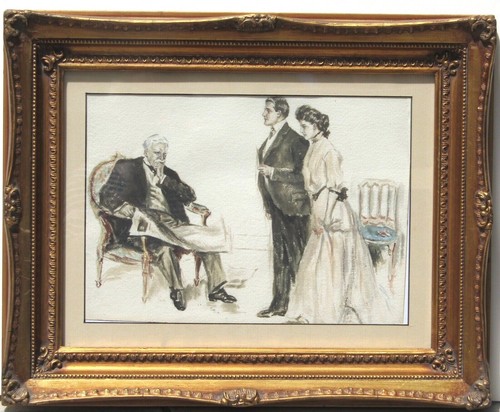 Florence Standish Whiting American Listed artist Watercolor Painting Illustratio - 第 1/10 張圖片