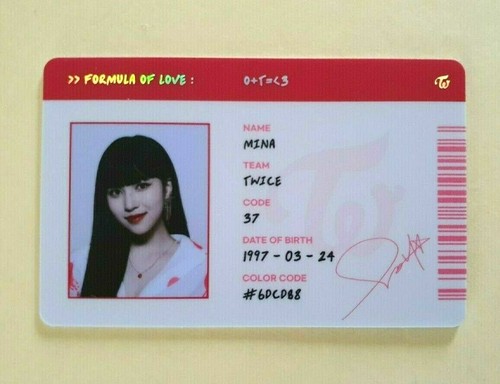 TWICE 3rd Album Formula of Love : O+T= 3 Official Photocard Mina Sana Momo - 第 72/145 張圖片
