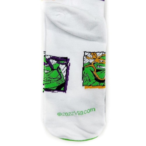 Calcetines Teenage Mutant Ninja Turtles Crew Hombre Mujer TMNT Nickelodeon Años 90 Regalo - Imagen 8 de 9