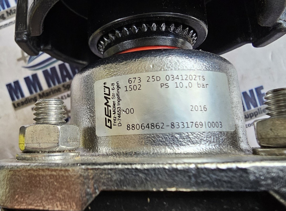 1pcs GEMU 673 25D 0341202TS DIAPHRAGM VALVE PS 10,0 BAR FNTZ