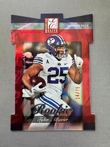 Tyler Allgeier 2022 Donruss Elite Aspirations Rookie RC #14/75 Atlanta Falcons