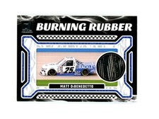2024 Donruss SP BURNING RUBBER MATT DIBENEDETTO RACE USED TIRE! NASCAR SEE