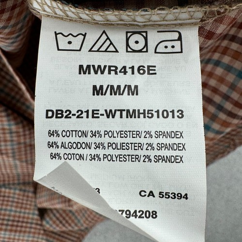 Wrangler Shirt Mens Medium Multicolor Gingham L/S Western Pearl Snap Down NWT - Picture 9 of 10