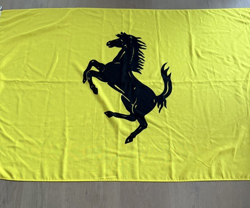 FERRARI FLAG VINTAGE Large Yellow 59” X 38” - Bild 2 von 2