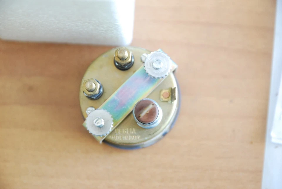 Nuevo de Lote Antiguo Veglia 40-0-40 amperímetro calibre Ferrari Alfa Romeo Fiat Lancia Foto 2 de 2