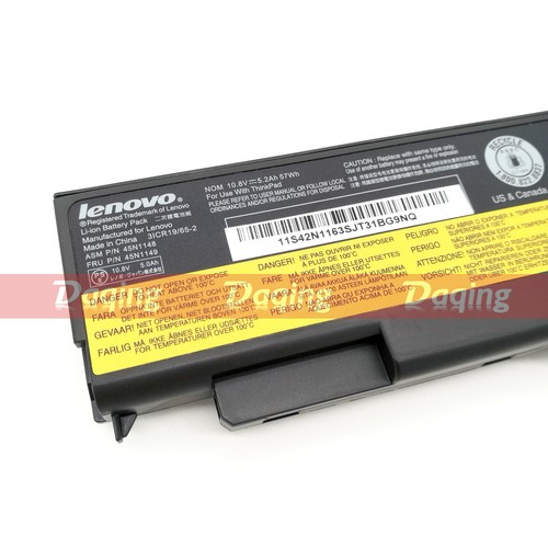Neu 57+ Original Akku für Lenovo ThinkPad L440 L540 T440p T540p W540 45N1146 - Bild 2 von 3