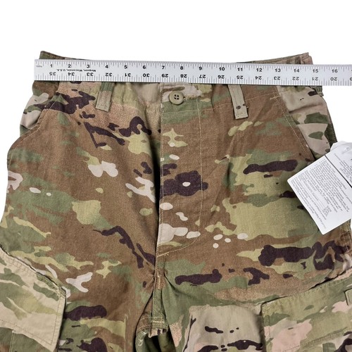 Army Combat Uniform Camo Cargo FR Trouser Pants Small (30x32) Insect Shield - Picture 17 of 19