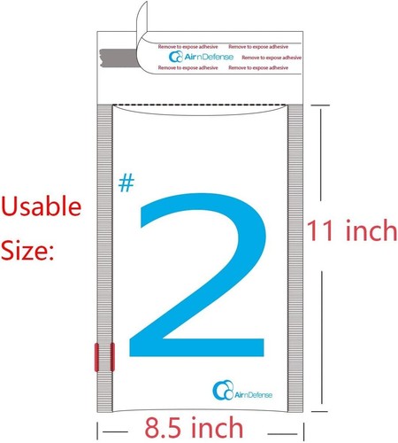 400 #2 8.5 x 12 Kraft Bubble Padded Envelopes Mailers Mailing Bags AirnDefense - Picture 2 of 7