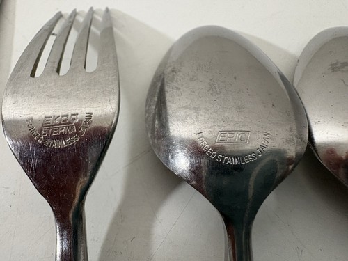 Ekco Canoe Muffin Handles 13 Piece Eterna & LaJoya Silverware Flatware - Picture 9 of 10