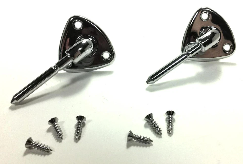 Chevrolet Camaro Firebird Nova 1970-1978 cromo parasol soporte conjunto Foto 4 de 4