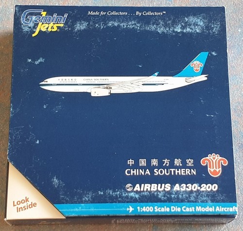 1/400 Gemini China Southern Airbus A330-200 B-6058 Die cast model GeminiJets - Picture 5 of 5