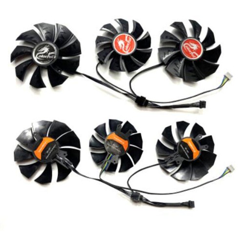 Ventilateur refroidissement carte graphique compatible avec ColorfUl RTX3060 RTX3070 RTX3080 RTX3090 pièce détachée - Photo 9/9