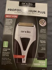 Andis Cordless Profoil Lithium Plus Titanium Foil Shaver #17200
