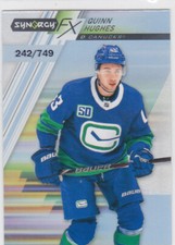 20/21 SYNERGY..QUINN HUGHES..FX../749..# FX-35..CANUCKS..FREE COMBINED SHIP