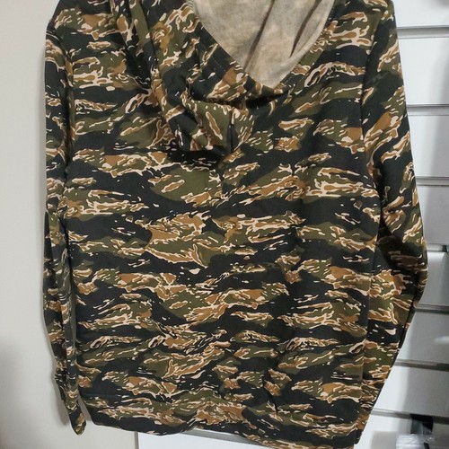 Camouflage Hoodie Kids Large Brown Green Tan - Picture 2 of 3