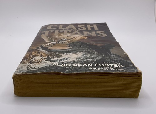 Clash of the Titans Novel Alan Dean Foster 1st print 1981 paperback movie tie-in - Picture 5 of 7