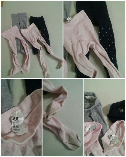 Lote de 4 pares de medias niñas H&M 1,5-2 años - Imagen 1 de 6