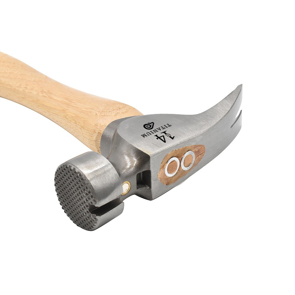 Big Horn 15150 14 Oz Tiger Titanium Hammer With Straight