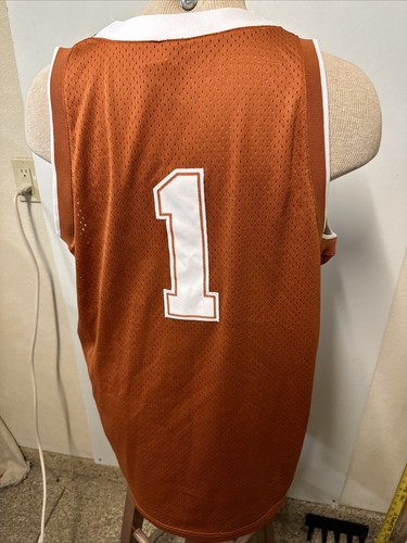 University of Texas Longhorns Jersey Mens Large Orange White Nike UT NCAA - Picture 5 of 6