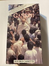 Gandhi VHS 1998 2-Tape NEW Factory Sealed Ben Kingsley Martin Sheen [A29]