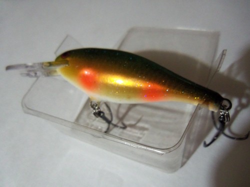 1 Rapala Deep Shad Rap Lure SR7 VIPER Custom Tinkerbell NIP - Picture 3 of 7