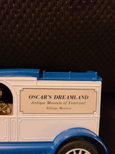 Billings Montana ERTL BANK 1913 MODEL T VAN OSCARS DREAMLAND MUSEUM - Picture 3 of 4