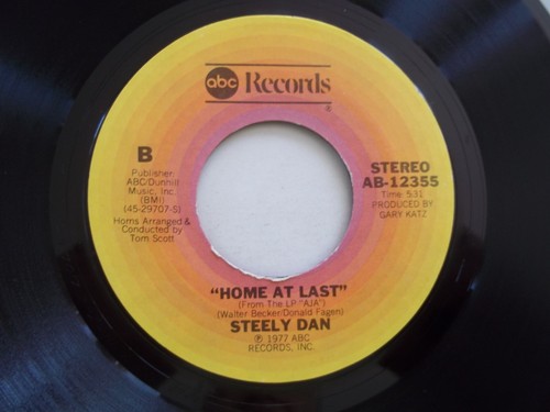 STEELY DAN - Deacon Blues / Home At Last - 45 RPM 7" Record 1977 ABC - Picture 7 of 7
