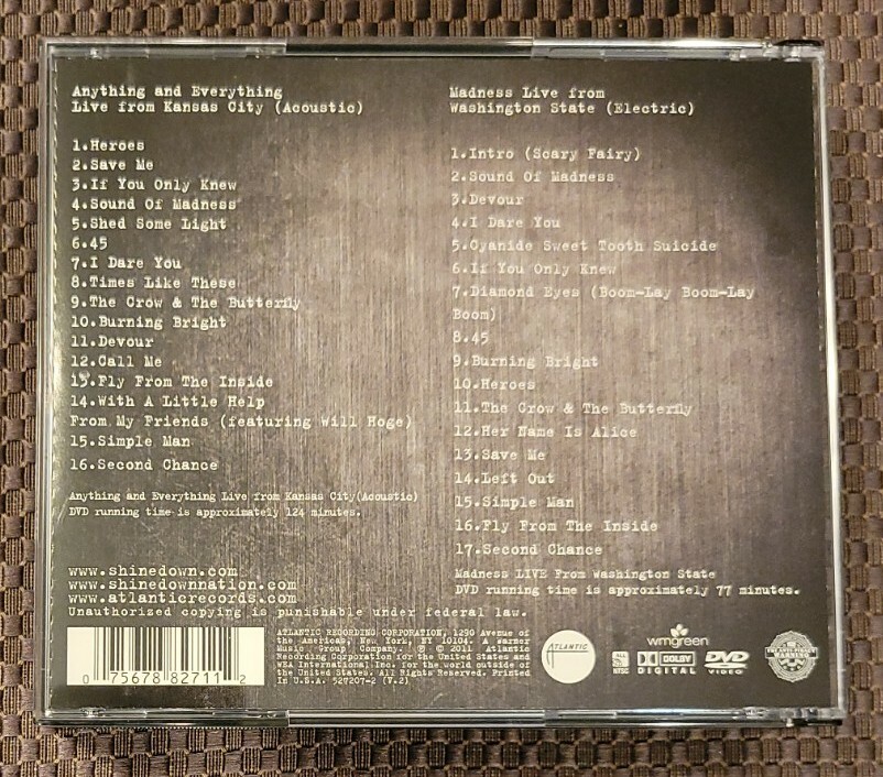 Shinedown - Somewhere In The Stratosphere - 2 CD + 2 DVD Box Shinedown - Somewhere In The Stratosphere - 2 CD + 2 DVD Box