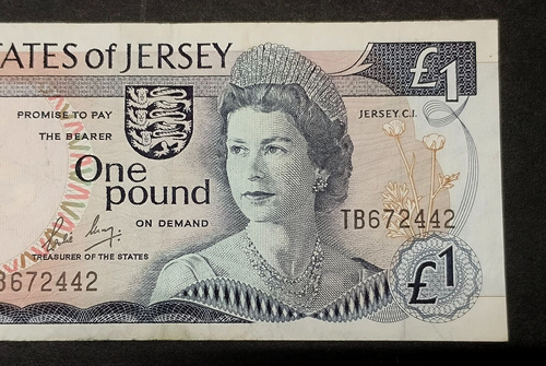 The States of Jersey - "£1 ~ ONE POUND" Circulated Banknote, Treasurer L May. - Picture 4 of 10
