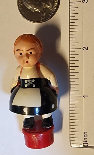 Germany Vintage Dancing Wobble Doll Magneto - Picture 3 of 3