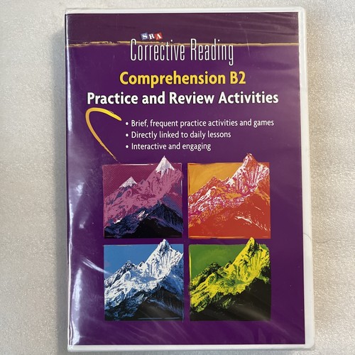 Corrective Reading Comprehension Level B2 Practice & Review (CD-ROM) NEW SEALED - Picture 1 of 2