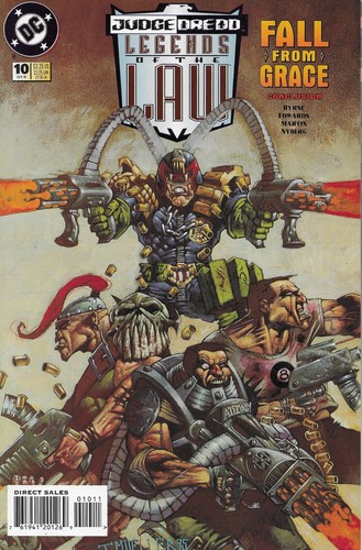 °JUDGE DREDD LEGENDS of the LAW #8-9-10 FALL from GRACE 1 to 3 of 3°USA DC 1994 - Picture 4 of 4