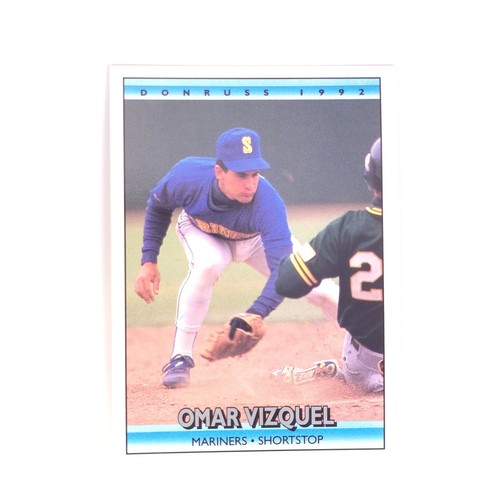 1992 Donruss Omar Vizquel #641 - 第 1/2 張圖片