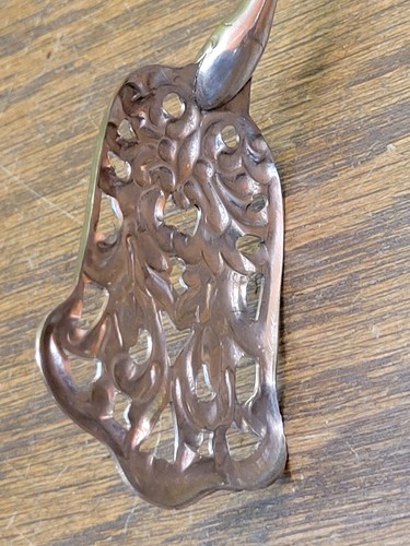 Floral Ambassador Italienisches Gebäck Kuchenheber .925 Sterling Silber Griff Vintage - Bild 5 von 11