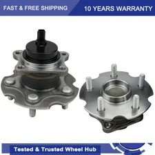 Set (2) Rear Wheel Hub Bearings Assy For Lexus HS250 NX300 Scion Tc Toyota Rav4