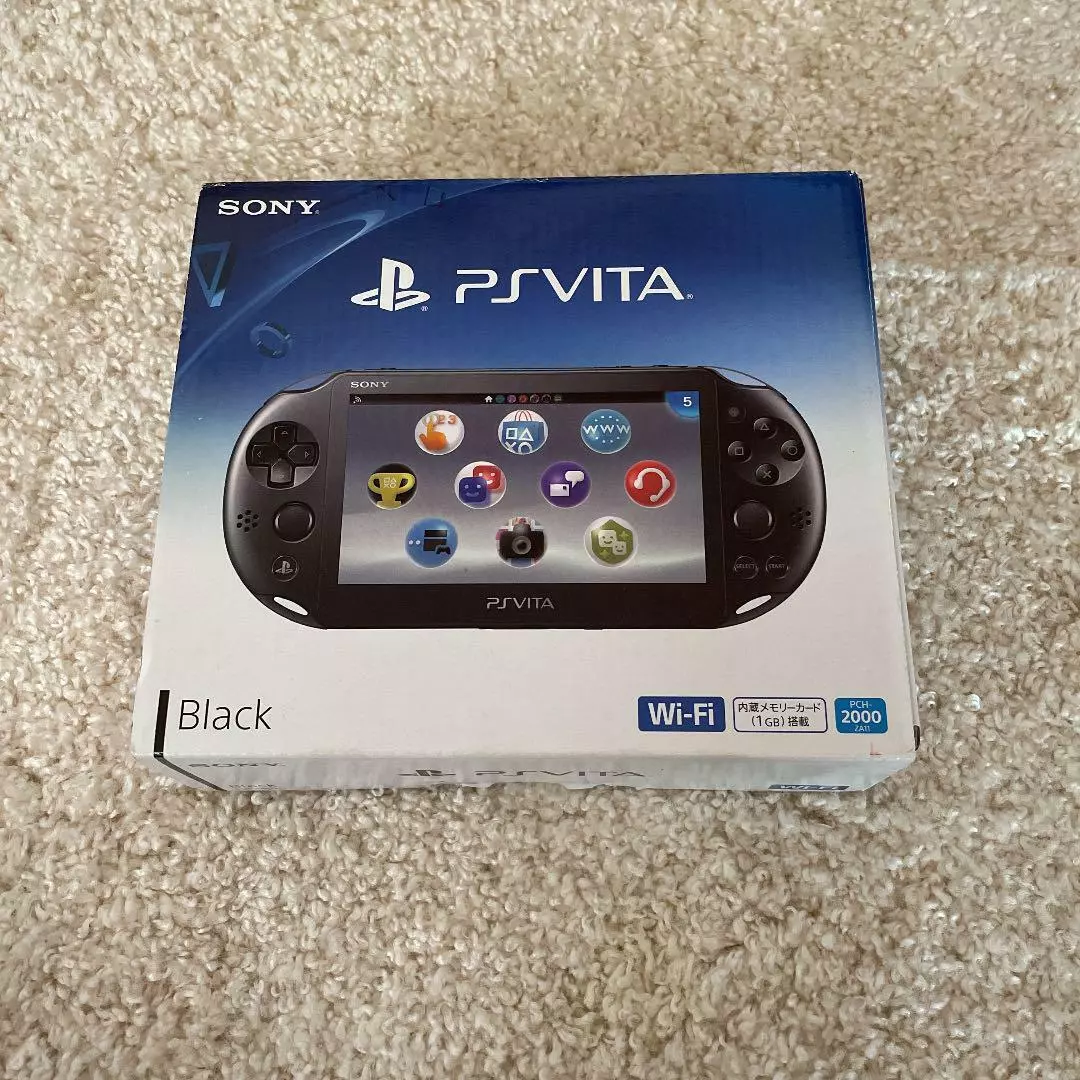 SONY PlayStation PS Vita black PCH-2000 ZA11 Console Wi-Fi model NEW japan  f/s