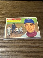1956 Topps #212 Johnny Temple Reds - VG - FREE SHIPPING
