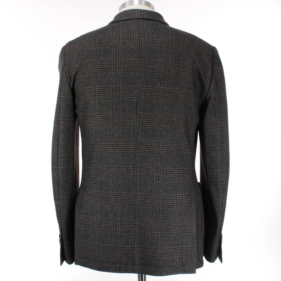 Lardini новый с Ярлыками шерстяная смесь Sport пальто размер 52 США 42R в серый/темно-синий/коричневый клетку - Изображение 2 из 4