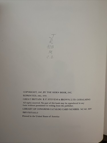 Illustrators of Children's Books 1744-1945 by Mahoney, Latimer & Folmsbee 1970 - Picture 4 of 11