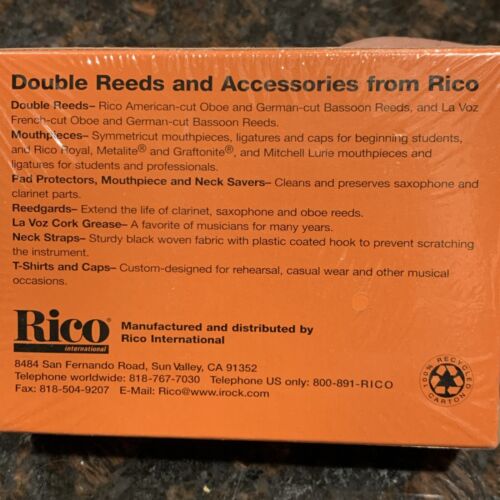 Rico by D'Addario Alto Sax Reeds, Strength 2.5, 25 piece pack - Picture 2 of 3