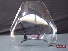 SLIPSTREAMER SPITFIRE 15" WINDSHIELD + 7/8" - 1" MOUNTS BLACK