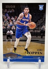 2020-21 Panini Chronicles RC #302 Obi Toppin Plates & Patches 228/249 Knicks
